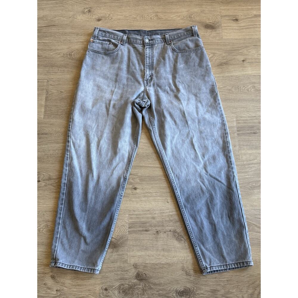 Levis 560 Loose Fit Tapered Leg Jeans Mens 38x30 Medium Wash Gray Denim VTG Y2K
